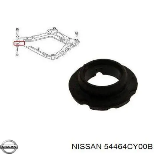 Comprar 54464CY00B Nissan/Infiniti Buje silencioso del subchasis delantero