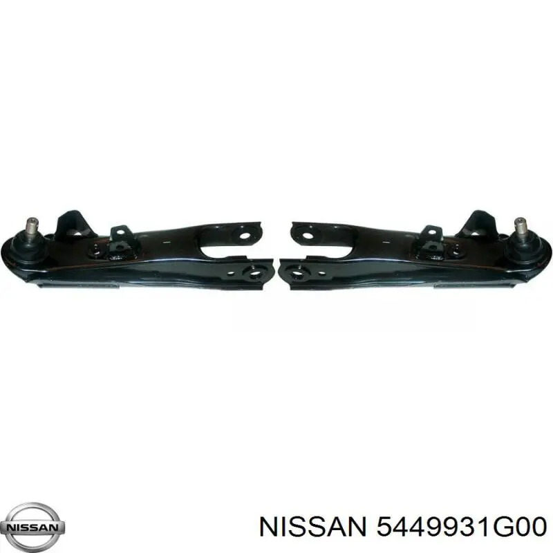 Barra oscilante, suspensión de ruedas delantera, inferior derecha para Nissan Terrano (R20)