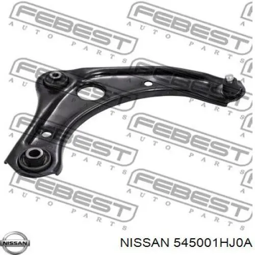 Brazo inferior izquierdo de la suspensión delantera 545001HJ0A Nissan/Infiniti