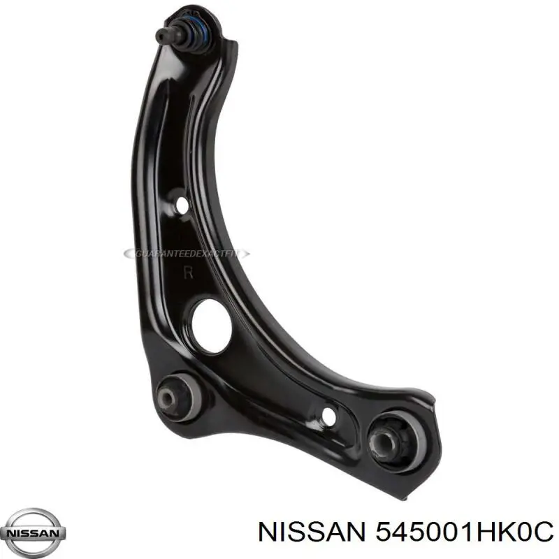 545001HK0C Nissan barra oscilante, suspensión de ruedas delantera, inferior derecha