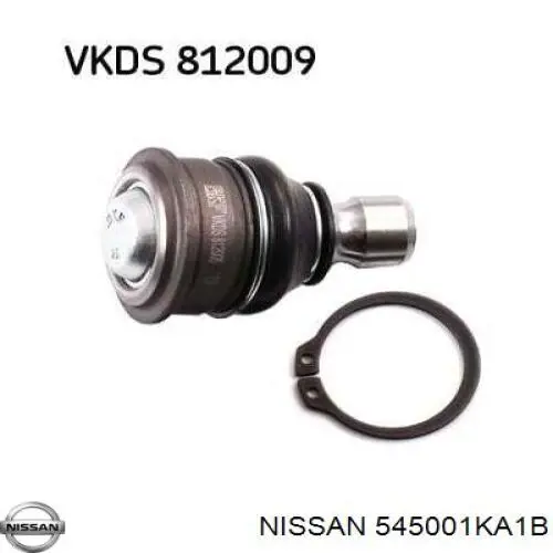 Comprar 545001KA1B Nissan/Infiniti Brazo inferior derecho de la suspensión delantera