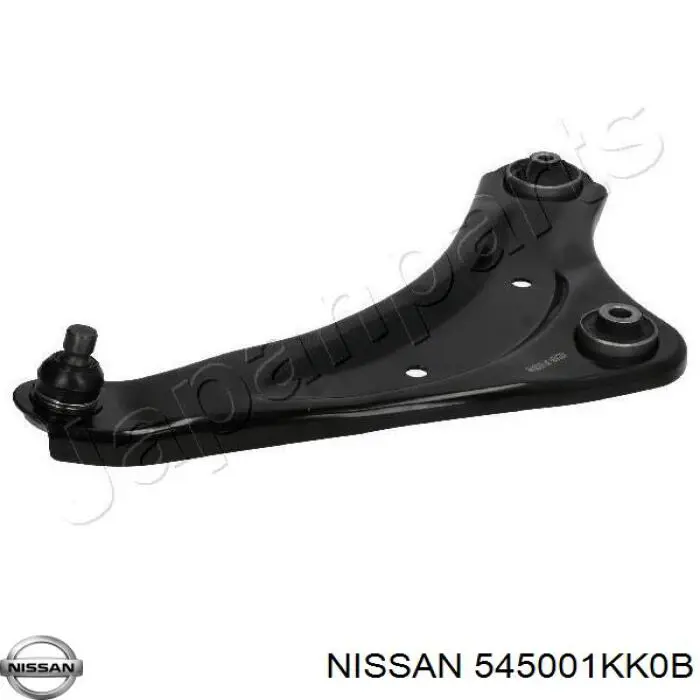 545001KK0B Nissan barra oscilante, suspensión de ruedas delantera, inferior derecha