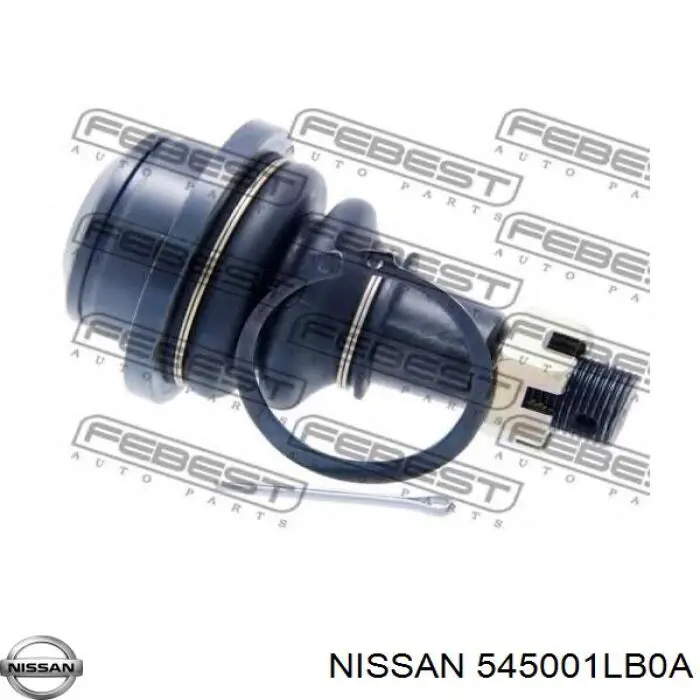 545001LB0A Nissan barra oscilante, suspensión de ruedas delantera, inferior derecha