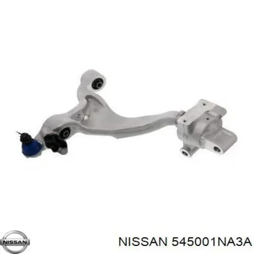 Comprar 545001NA3A Nissan/Infiniti Brazo inferior derecho de la suspensión delantera