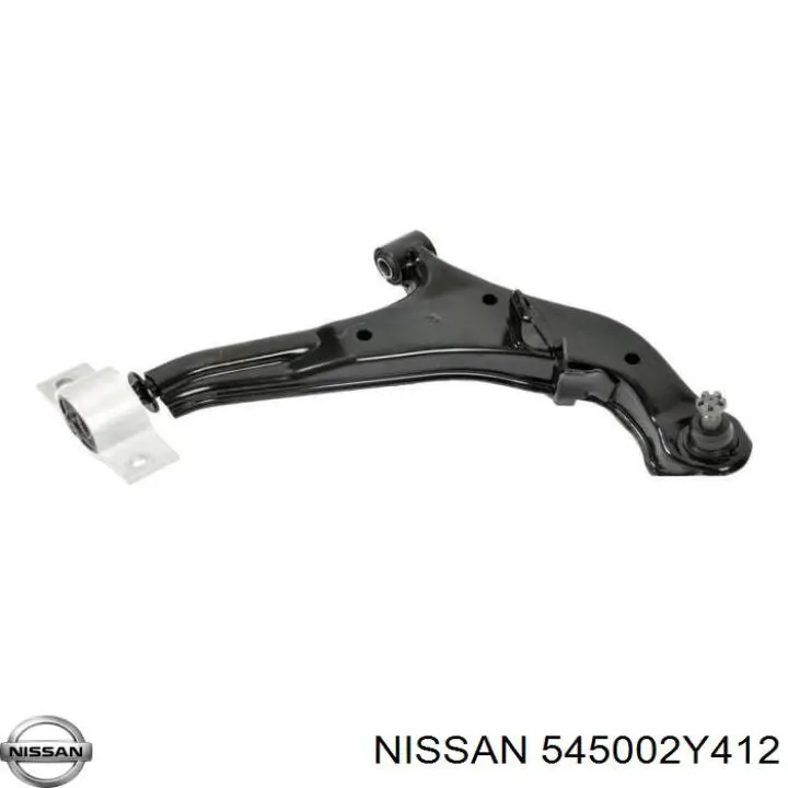 545002Y412 Nissan barra oscilante, suspensión de ruedas delantera, inferior derecha