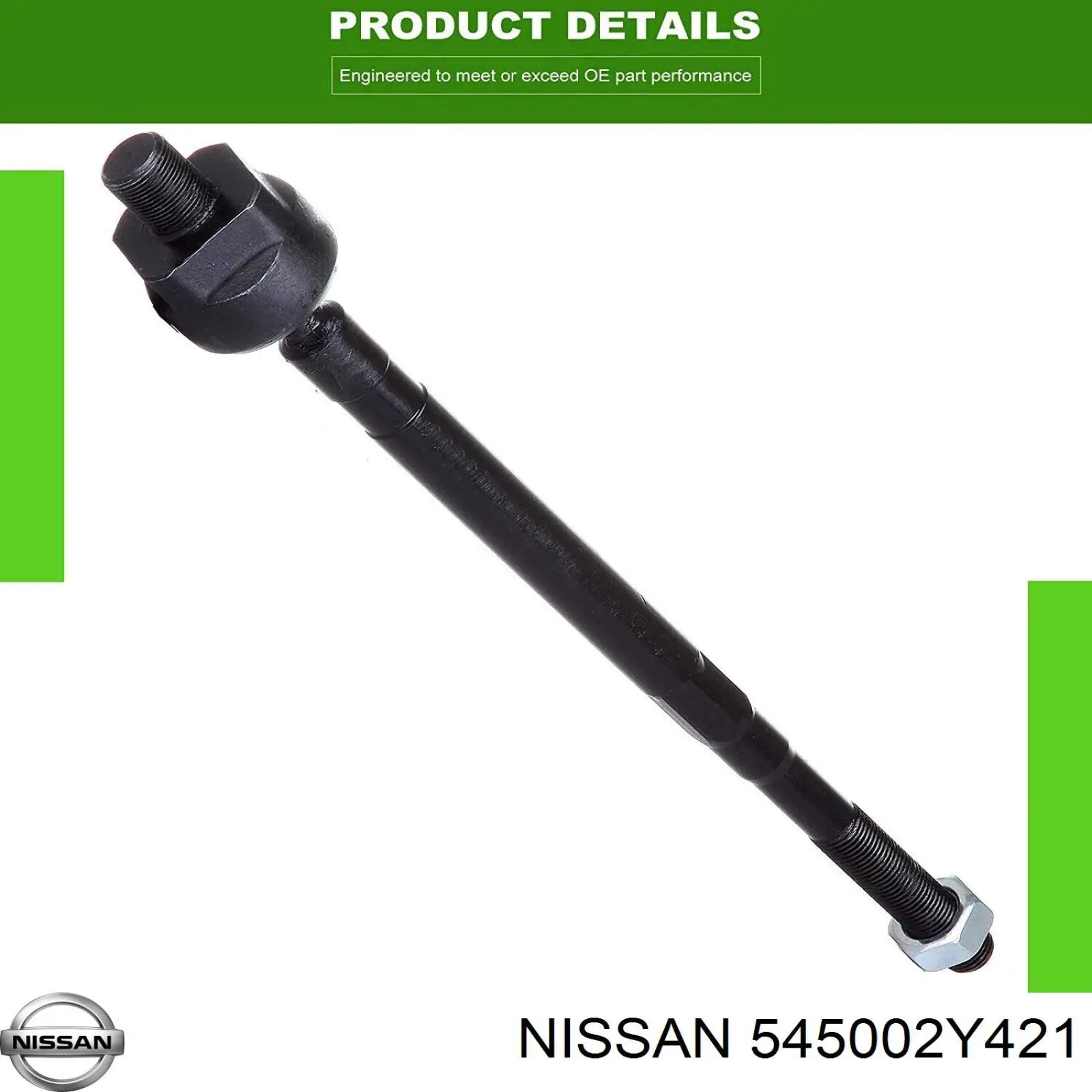 545002Y421 Nissan barra oscilante, suspensión de ruedas delantera, inferior derecha