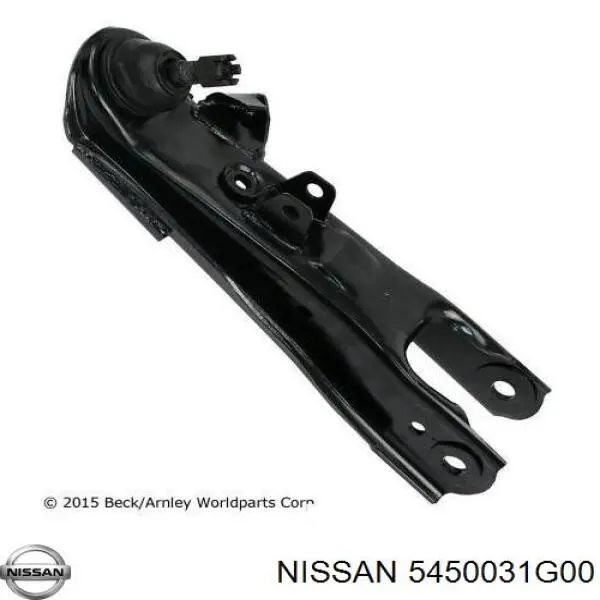 Barra oscilante, suspensión de ruedas delantera, inferior izquierda para Nissan Terrano (R20)