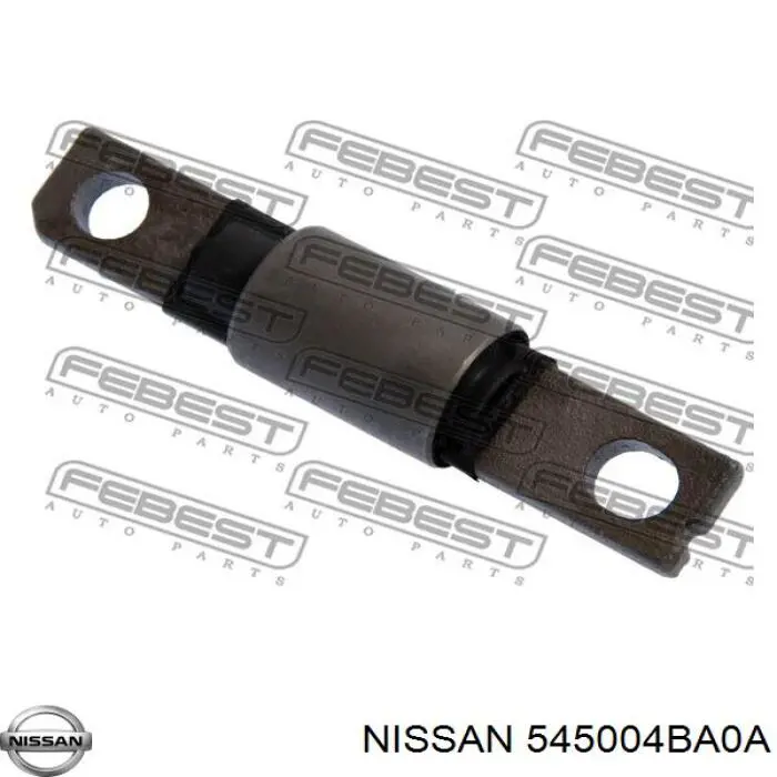 545004BA0A Nissan barra oscilante, suspensión de ruedas delantera, inferior derecha