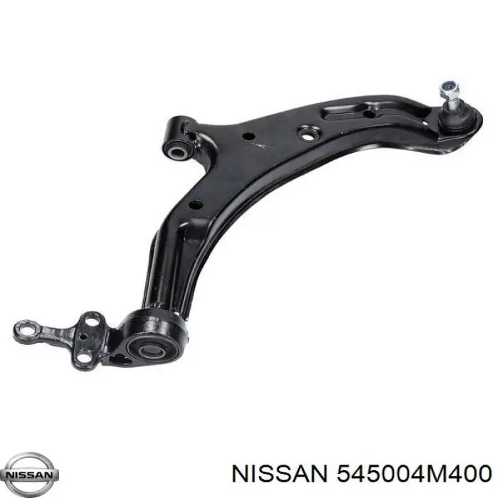 545004M400 Nissan barra oscilante, suspensión de ruedas delantera, inferior derecha