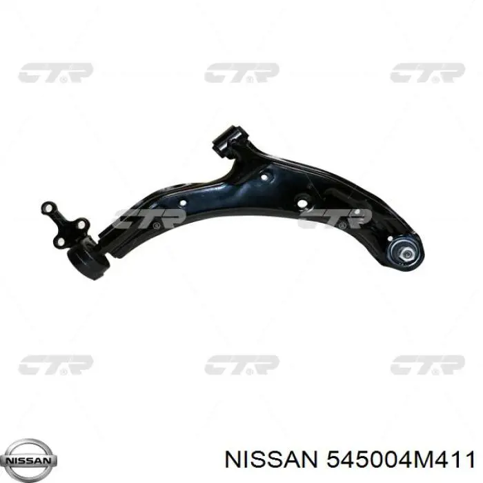 545004M411 Nissan barra oscilante, suspensión de ruedas delantera, inferior derecha