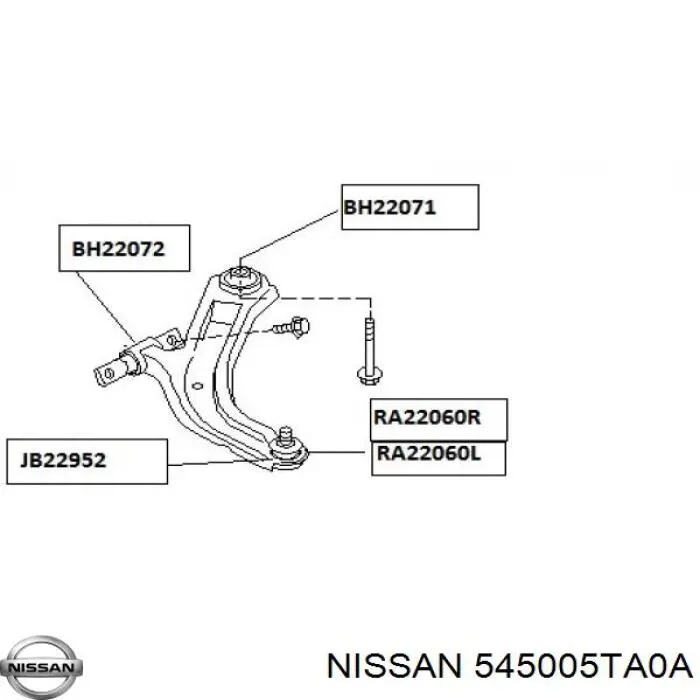 545005TA0A Nissan