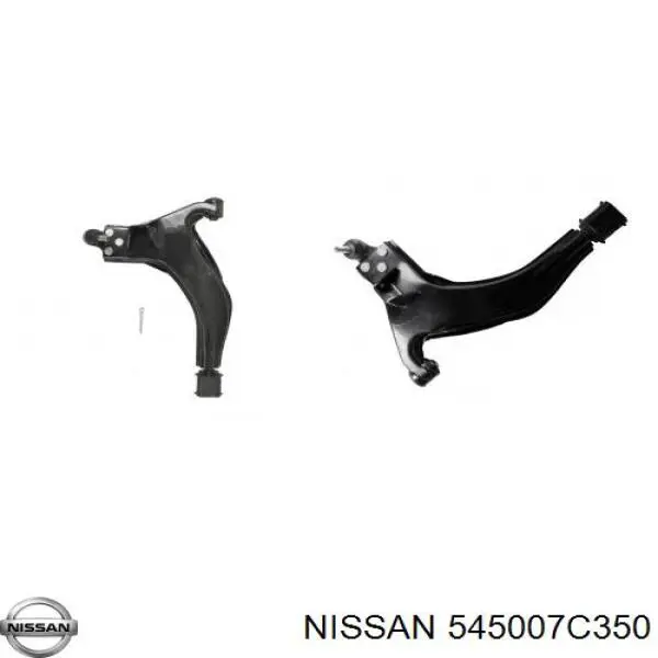 545007C350 Nissan barra oscilante, suspensión de ruedas delantera, inferior derecha