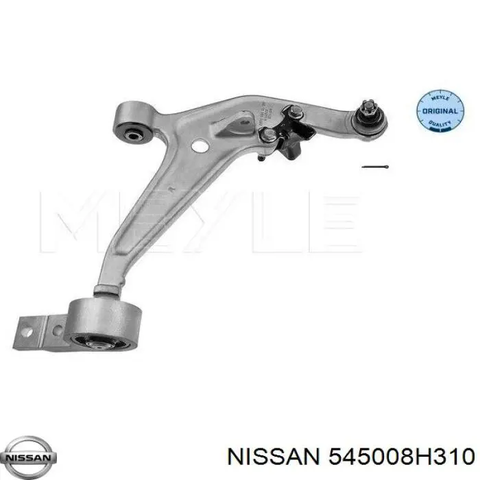 Brazo inferior derecho de la suspensión delantera 545008H310 Nissan/Infiniti
