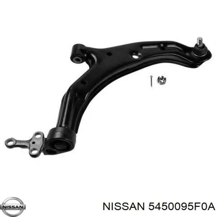 Comprar 5450095F0A Nissan/Infiniti Brazo inferior derecho de la suspensión delantera