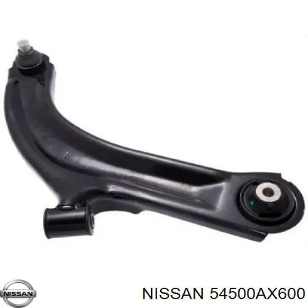 54500AX600 Nissan barra oscilante, suspensión de ruedas delantera, inferior derecha