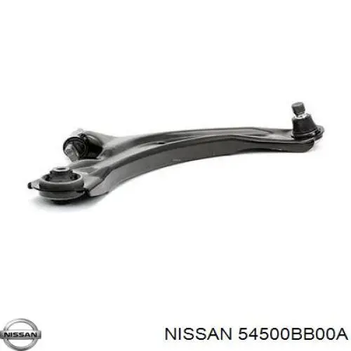 Comprar 54500BB00A Nissan/Infiniti Brazo inferior derecho de la suspensión delantera
