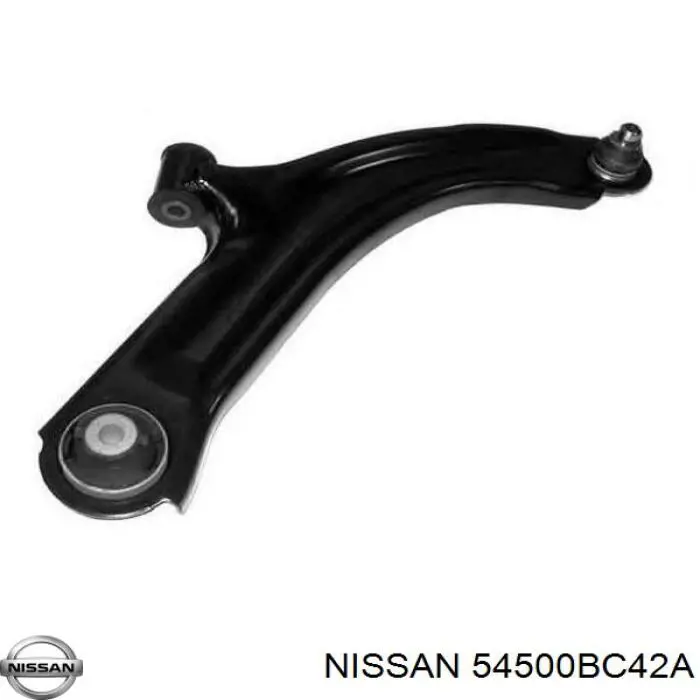 Comprar 54500BC42A Nissan/Infiniti Brazo inferior derecho de la suspensión delantera