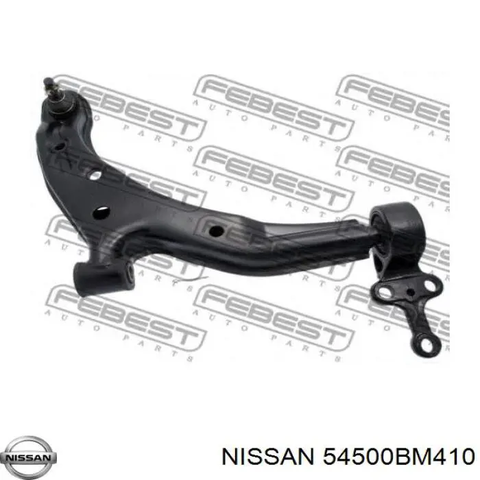 Brazo inferior derecho de la suspensión delantera Nissan/Infiniti 54500BM410 precio, desde 58,08 EUR