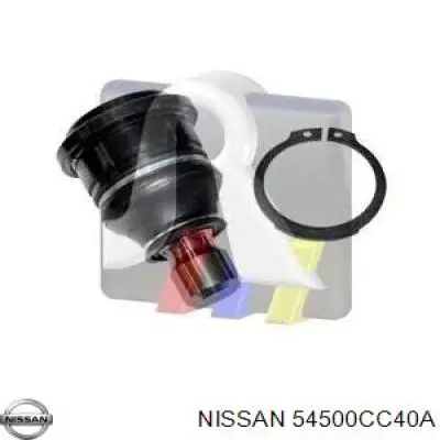 54500CC40A Nissan barra oscilante, suspensión de ruedas delantera, inferior derecha