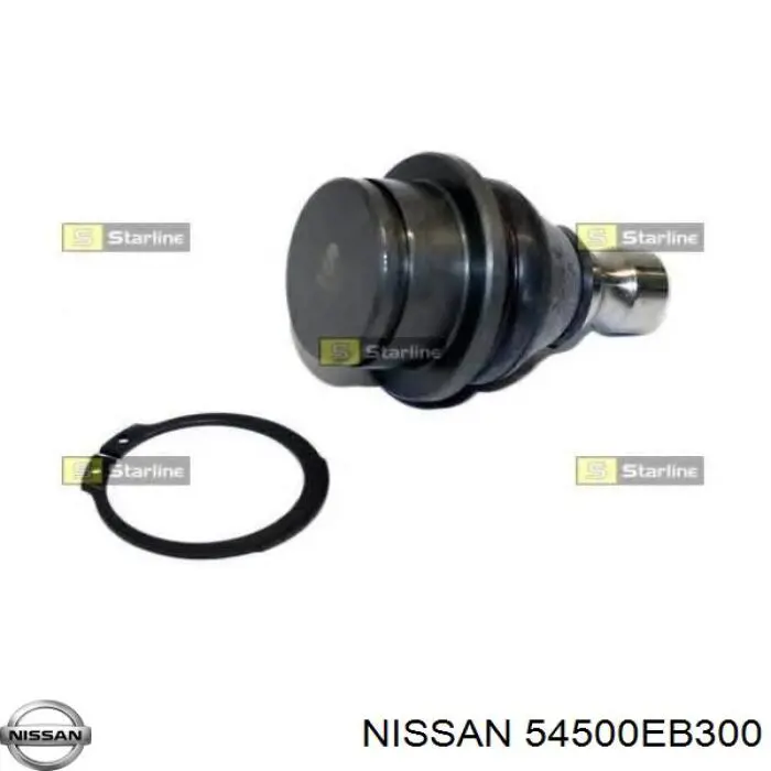 Brazo inferior derecho de la suspensión delantera Nissan/Infiniti 54500EB300 precio, desde 96,71 EUR