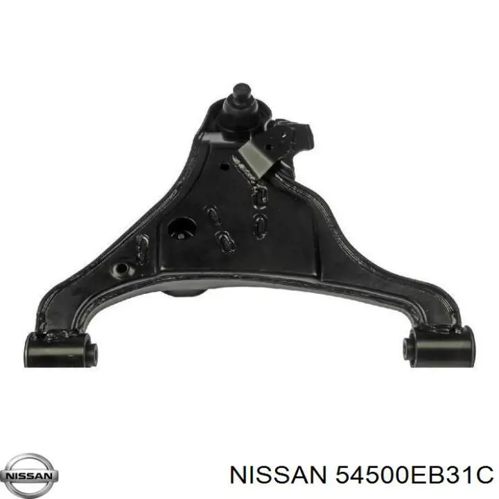 54500EB31C Nissan barra oscilante, suspensión de ruedas delantera, inferior derecha