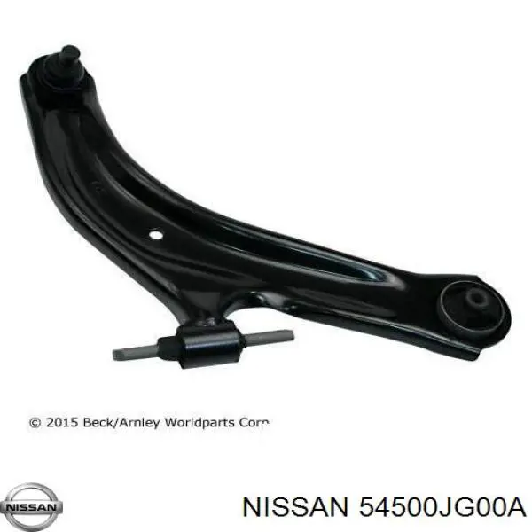 Brazo inferior derecho de la suspensión delantera Nissan/Infiniti 54500JG00A precio, desde 53,55 EUR