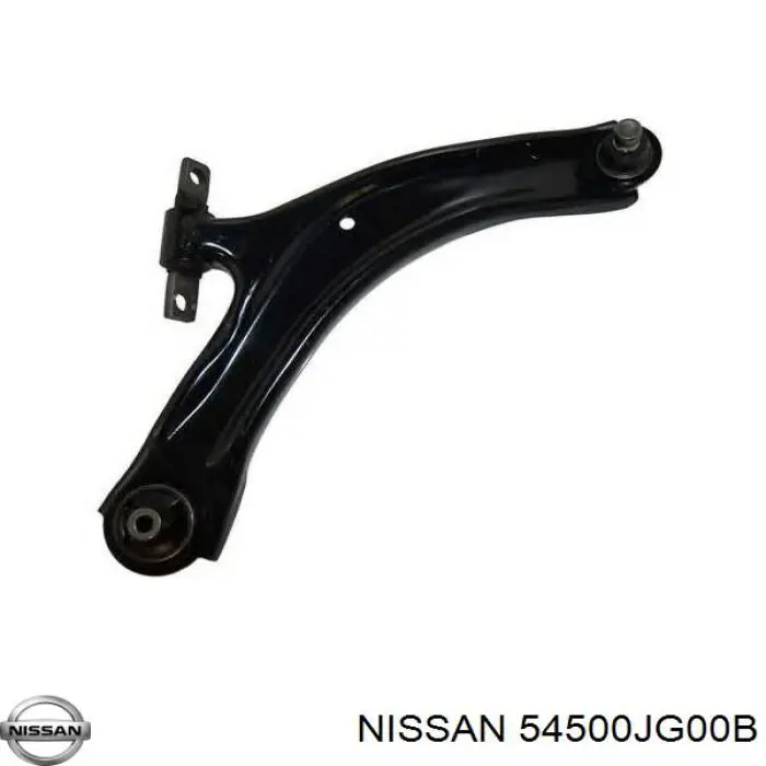 54500JG00B Nissan barra oscilante, suspensión de ruedas delantera, inferior derecha