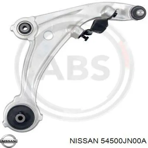 Comprar 54500JN00A Nissan/Infiniti Brazo inferior derecho de la suspensión delantera