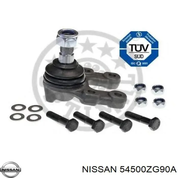 Rótula inferior de suspensión Nissan/Infiniti 54500ZG90A precio, desde 18,15 EUR
