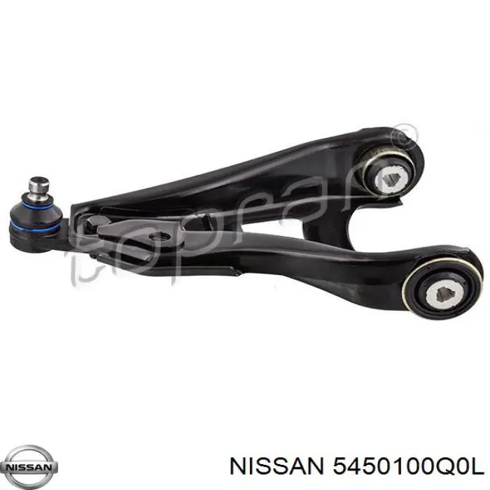 5450100Q0L Nissan barra oscilante, suspensión de ruedas delantera, inferior izquierda