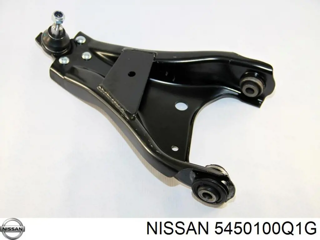 5450100Q1G Nissan barra oscilante, suspensión de ruedas delantera, inferior derecha