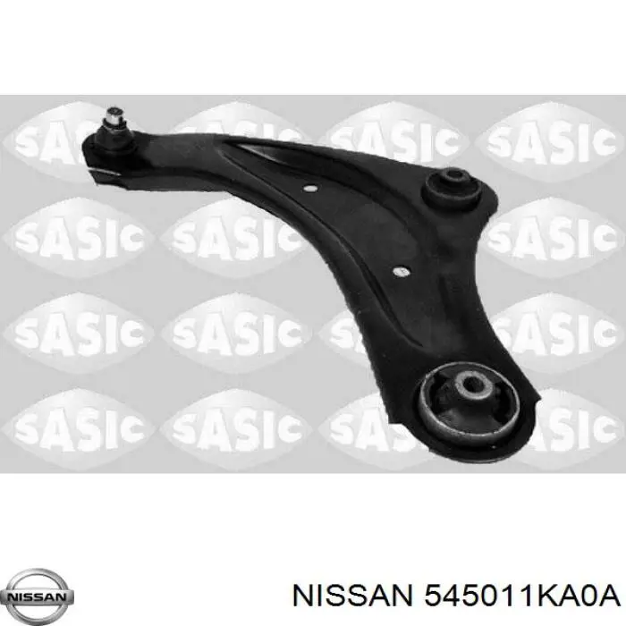 545011KA0A Nissan barra oscilante, suspensión de ruedas delantera, inferior izquierda