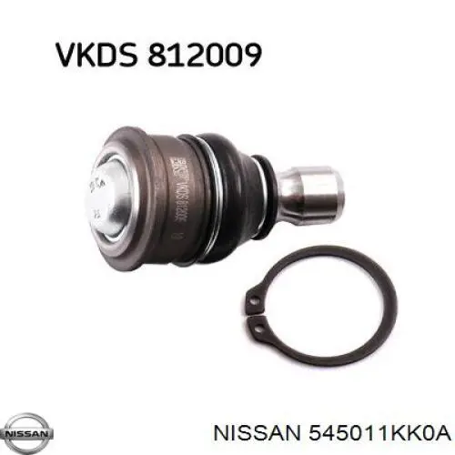 Brazo inferior izquierdo de la suspensión delantera Nissan/Infiniti 545011KK0A precio, desde 63,95 EUR
