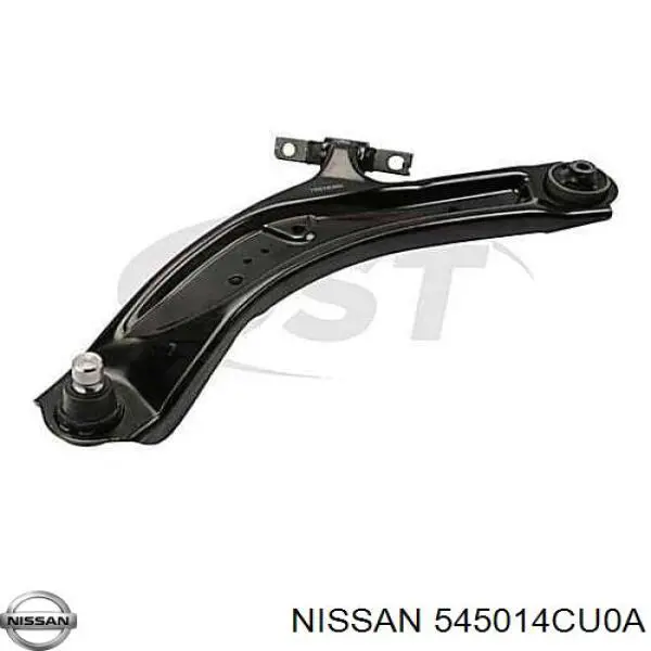 TC7627 Delphi Brazo inferior izquierdo de la suspensión delantera