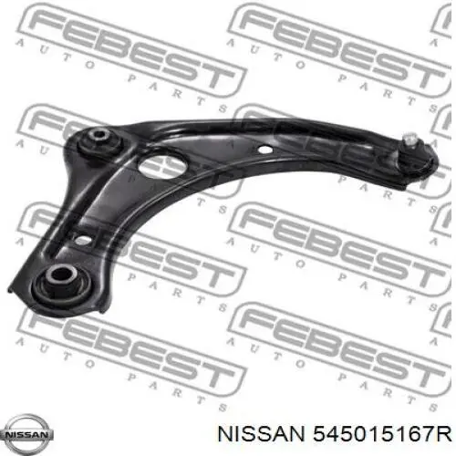 Comprar 545015167R Nissan/Infiniti Brazo inferior izquierdo de la suspensión delantera