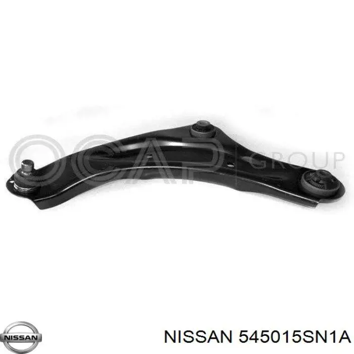 545015SN1A Nissan barra oscilante, suspensión de ruedas delantera, inferior izquierda