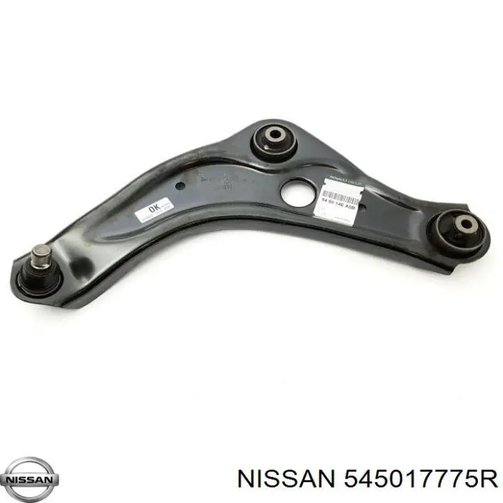 Brazo inferior izquierdo de la suspensión delantera Nissan/Infiniti 545017775R precio, desde 36,30 EUR
