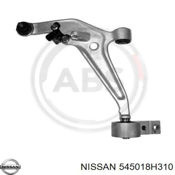 Brazo inferior izquierdo de la suspensión delantera 545018H310 Nissan/Infiniti