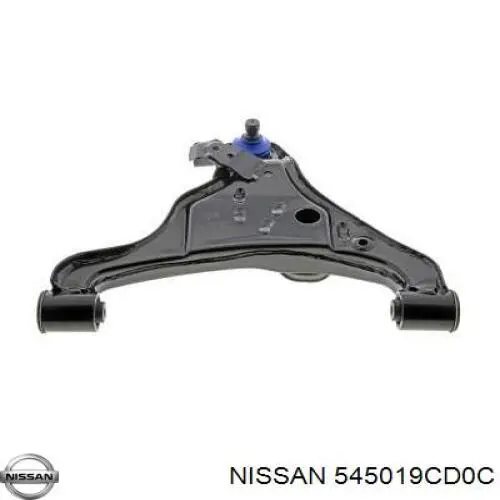 545019CD0C Nissan barra oscilante, suspensión de ruedas delantera, inferior izquierda