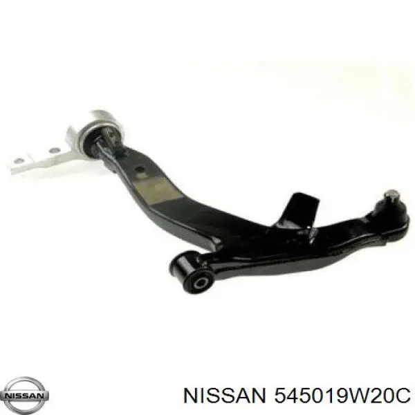 545019W20C Nissan barra oscilante, suspensión de ruedas delantera, inferior izquierda