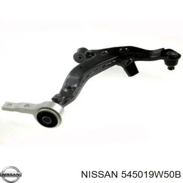 545019W50B Nissan barra oscilante, suspensión de ruedas delantera, inferior izquierda