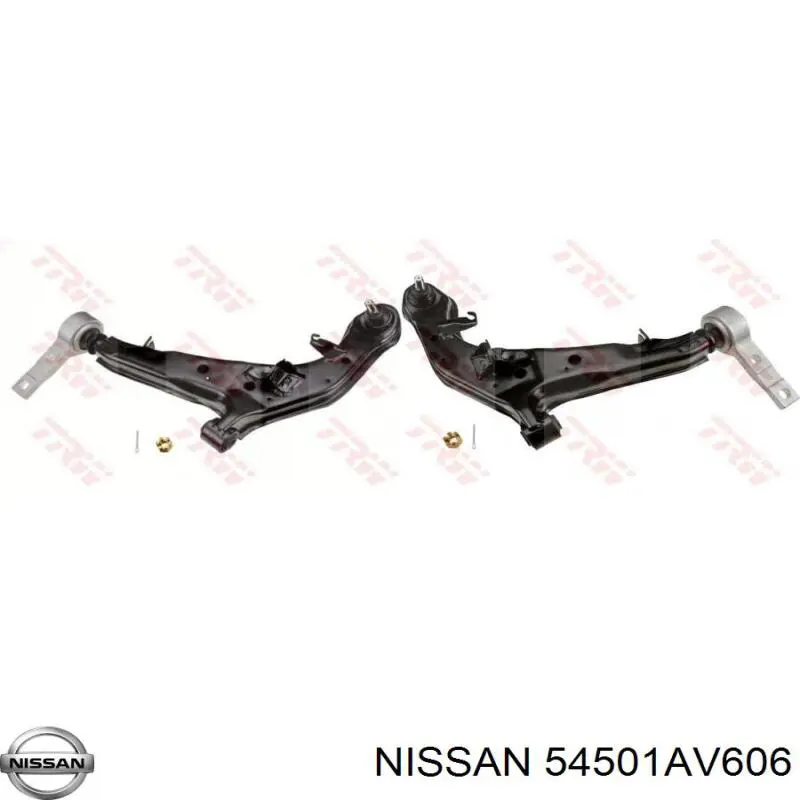 Brazo inferior izquierdo de la suspensión delantera Nissan/Infiniti 54501AV606 precio, desde 67,32 EUR