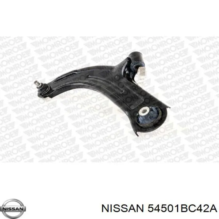 Brazo inferior izquierdo de la suspensión delantera Nissan/Infiniti 54501BC42A precio, desde 49,84 EUR
