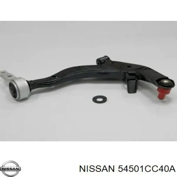 54501CC40A Nissan barra oscilante, suspensión de ruedas delantera, inferior izquierda