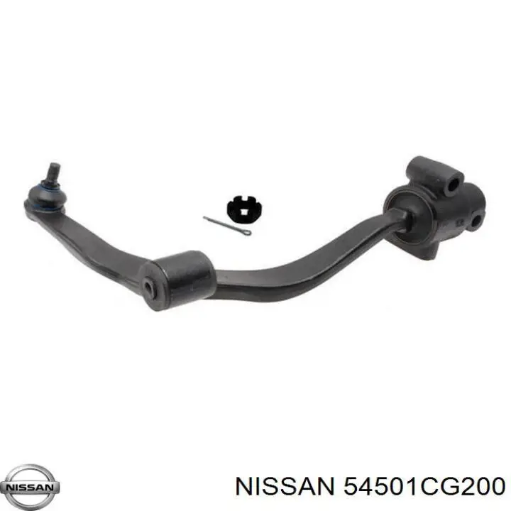 54501CG200 Nissan barra oscilante, suspensión de ruedas delantera, inferior izquierda