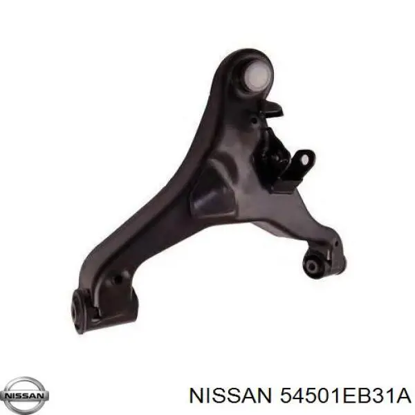 54501EB31A Nissan barra oscilante, suspensión de ruedas delantera, inferior izquierda