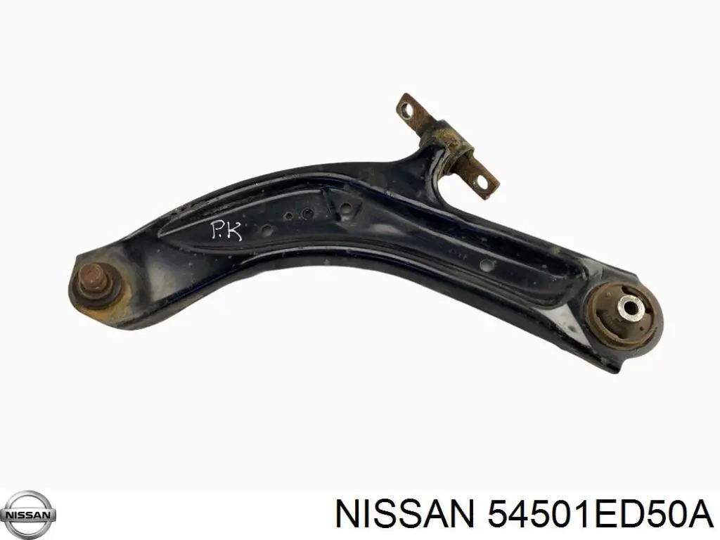 54501ED50A Nissan barra oscilante, suspensión de ruedas delantera, inferior derecha