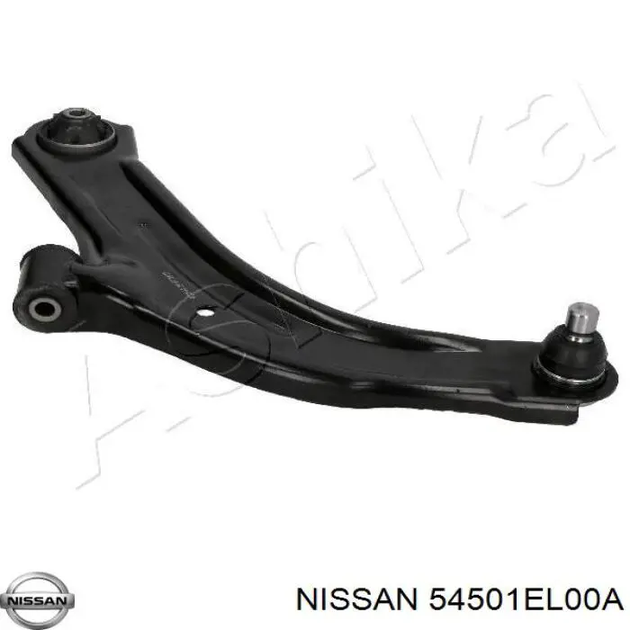 54501EL00A Nissan barra oscilante, suspensión de ruedas delantera, inferior izquierda