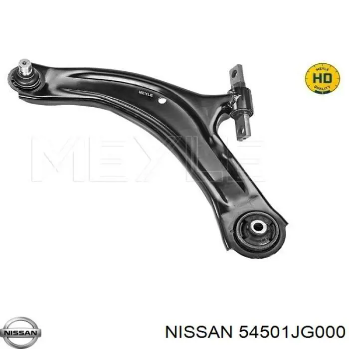 54501JG000 Nissan barra oscilante, suspensión de ruedas delantera, inferior izquierda