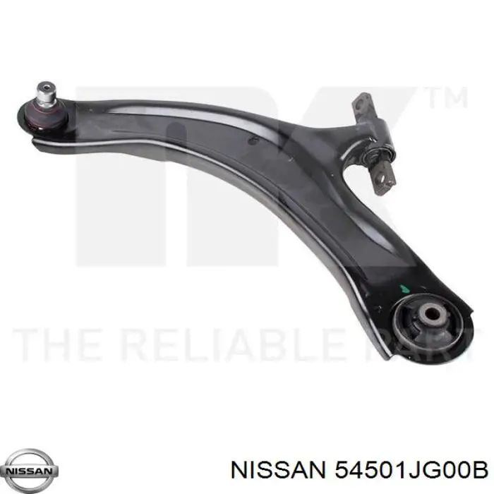Brazo inferior izquierdo de la suspensión delantera Nissan/Infiniti 54501JG00B precio, desde 58,08 EUR